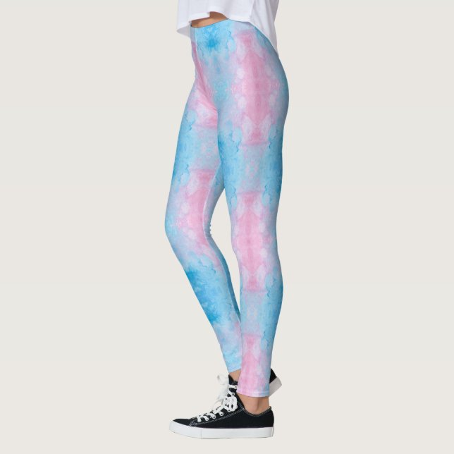 Pop der Farbe: Fashion-forward-Bänder Leggings (Links)