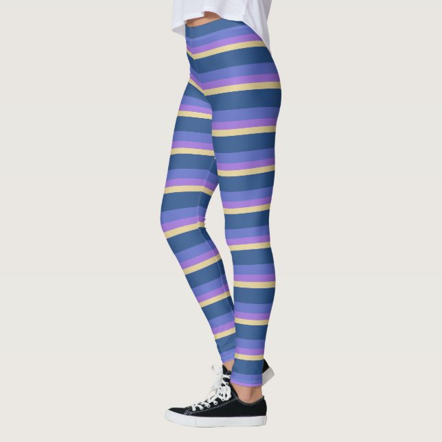 Pop der Farbe: Fashion-forward-Bänder Leggings (Links)
