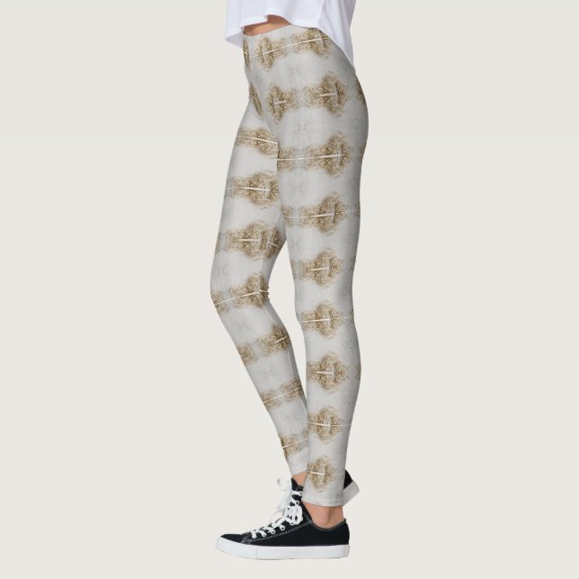 Pop der Farbe: Fashion-forward-Bänder Leggings (Links)