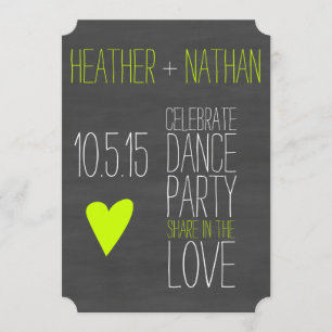 Pop der Farbtafel Save the Date