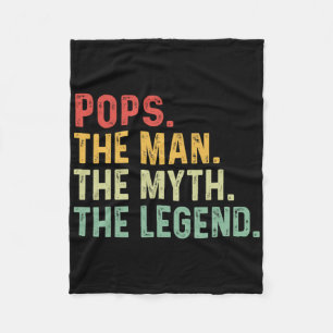 Pop Der Mann der Mythos Der legendäre Väter Tag Ge Fleecedecke
