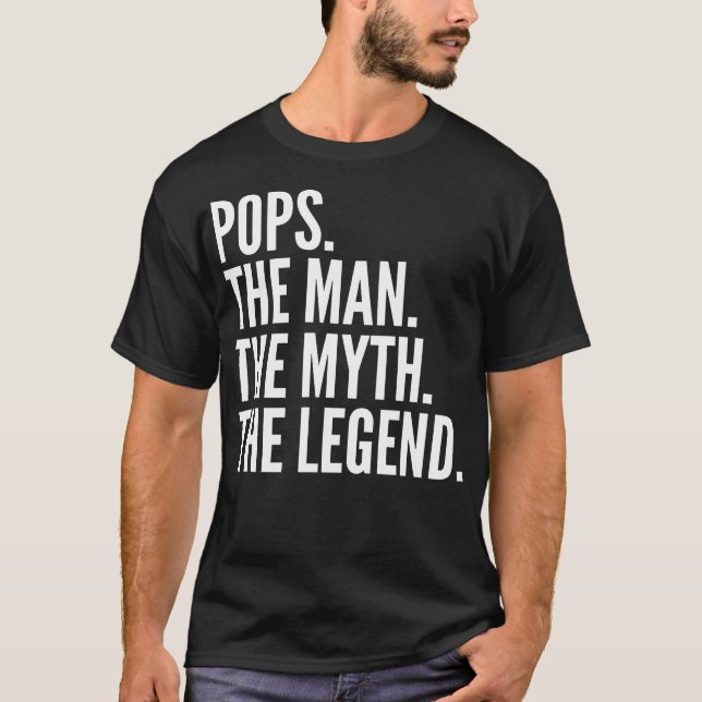 Pop der Mann der Mythos der Legenden-T - Shirt (Vorderseite)