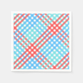 Pop der Rakete, klein, Kariert Serviette