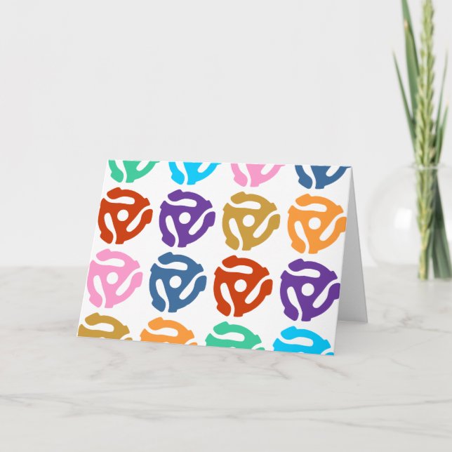 Pop des 45-RPM-Aufzeichnungsadapters Art Karte (Vorderseite)