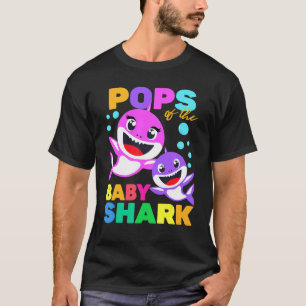 Pop des Baby Birthday Shark Pops Shark Christm T-Shirt