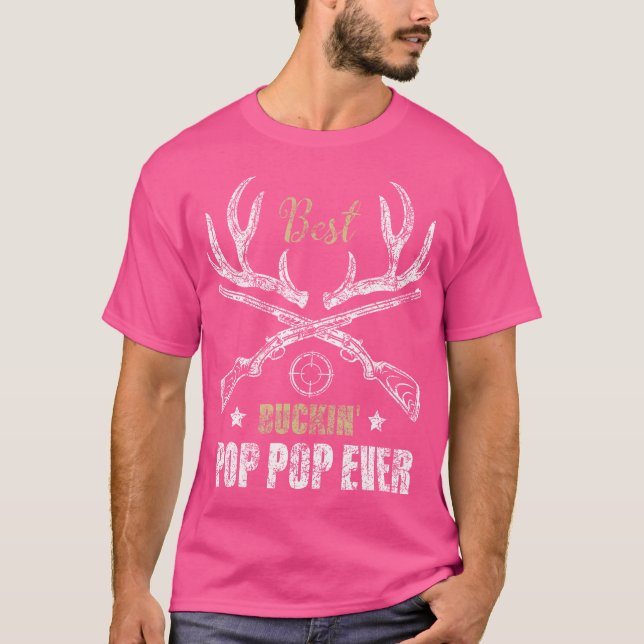 Pop des besten Buckins-Pops je Hirschjäger Jagdsch T-Shirt (Vorderseite)