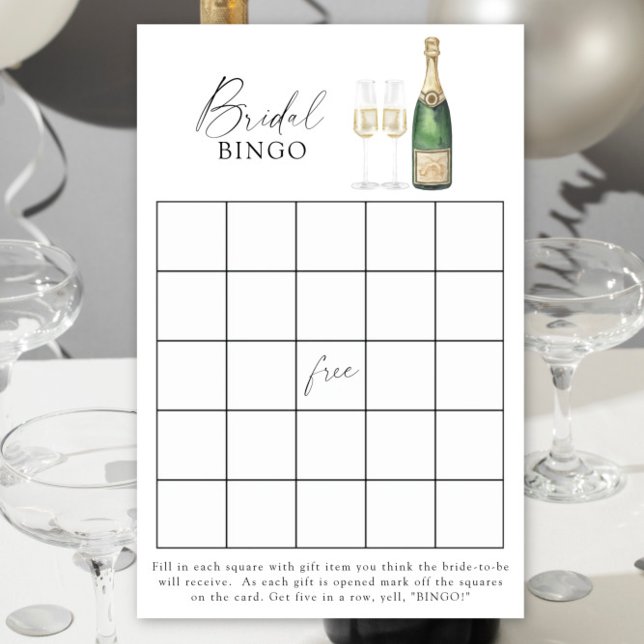 Pop des Bingo-Spiels "Champagne Brautparty" (Von Creator hochgeladen)