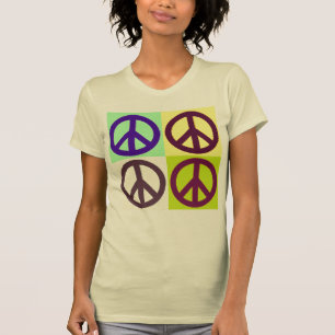 Pop des Peace Sign Symbol Art T-Shirt