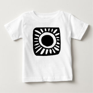 Pop-Design fett schwarz-weiß Baby T-shirt