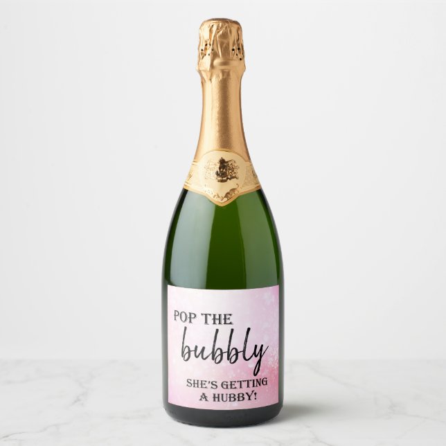 Pop die Bubbly She's Get a Hubby! Funkeln W (Vorderseite)