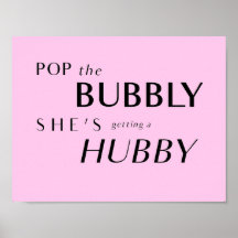 Pop die Bubbly, sie bekommt einen Hubby-Rückfall