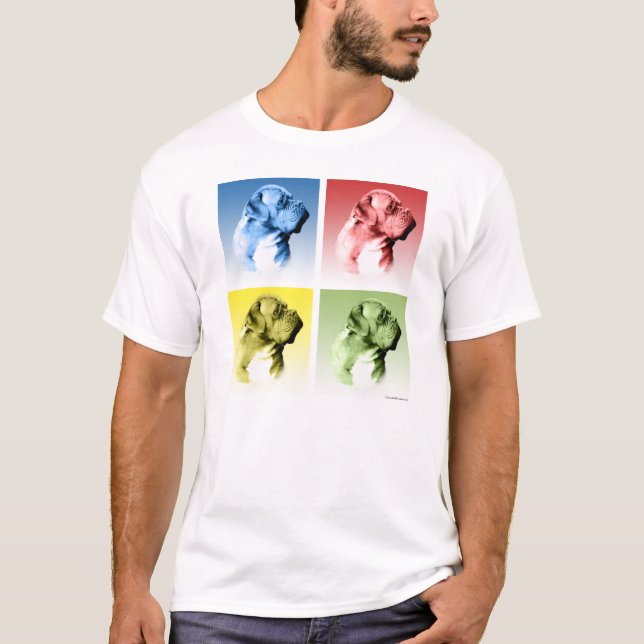 Pop Dogue de Bordeaux T-Shirt (Vorderseite)