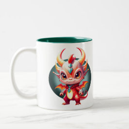 Pop Dragon Zweifarbige Tasse