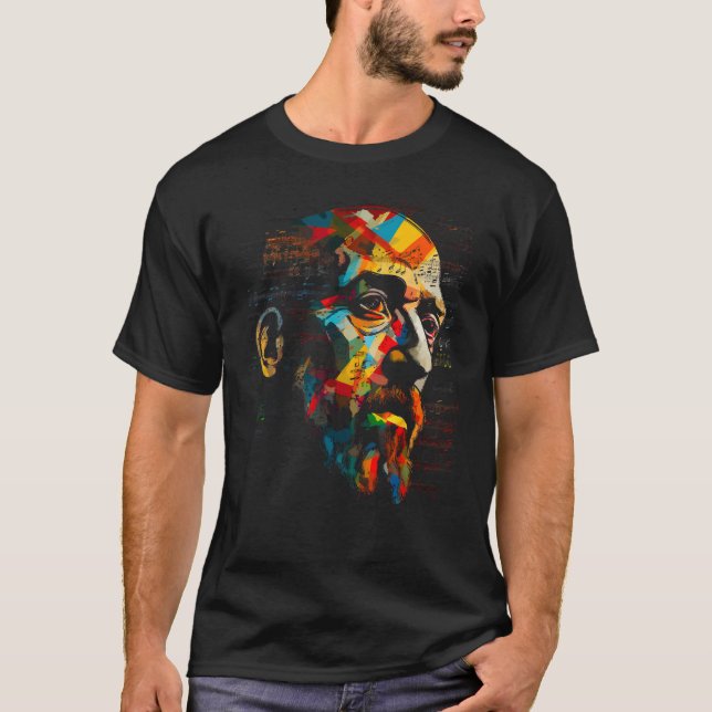 Pop Erik Satie Music T-Shirt (Vorderseite)
