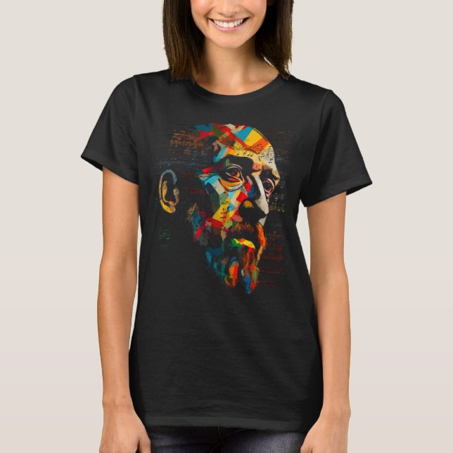 Pop Erik Satie Music T-Shirt (Vorderseite)