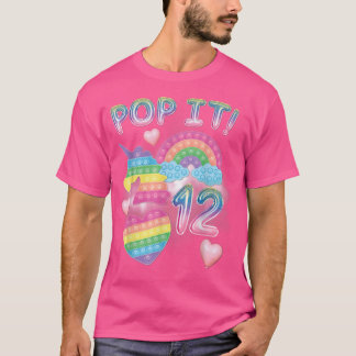 Pop Es 12. Geburtstagskind 12 Jahre Alter Einhornr T-Shirt