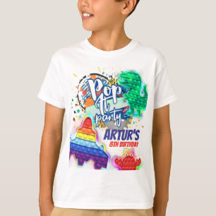Pop es Fidget Birthday T - Shirt