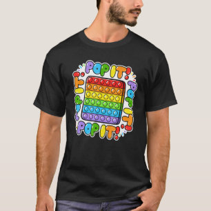 Pop Es fidget Spielzeug Pop Es für Kinder T-Shirt