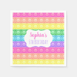 Pop Es Geburtstagsparty Napkins, Mädchen Geburtsta Serviette