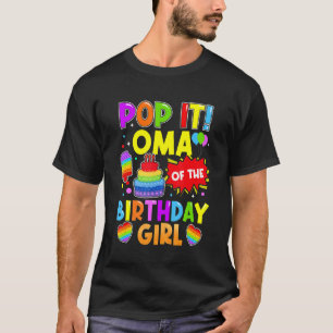 Pop Es Oma der Geburtstagskinderfamilie Fidget Kin T-Shirt