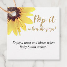 Pop es, wenn sie Pop! Farbige Sonnenblume