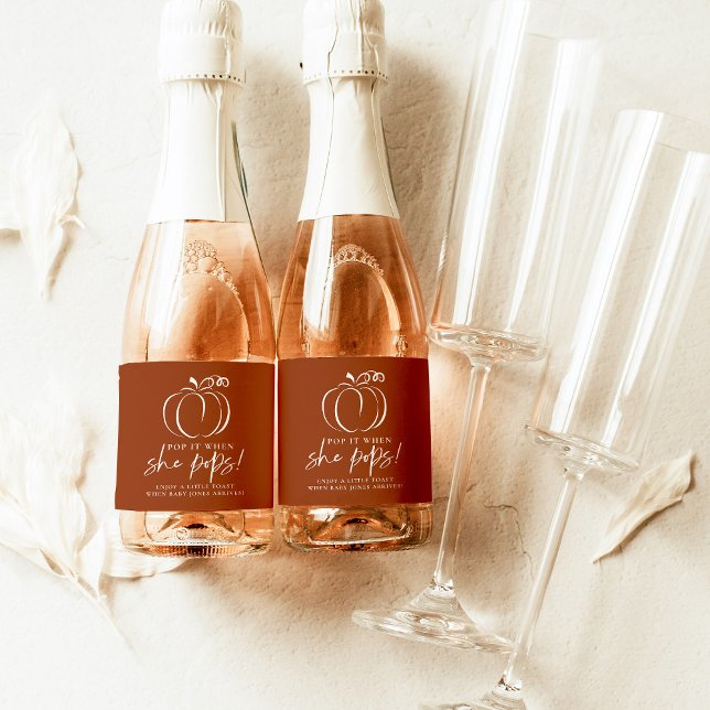 Pop es, wenn sie Pop Pumpkin Terracotta Baby Dusch (Von Creator hochgeladen)