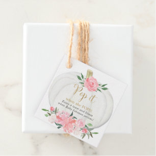 Pop es, wenn sie Pop rosa Goldkürbis fallen Dusche Geschenkanhänger