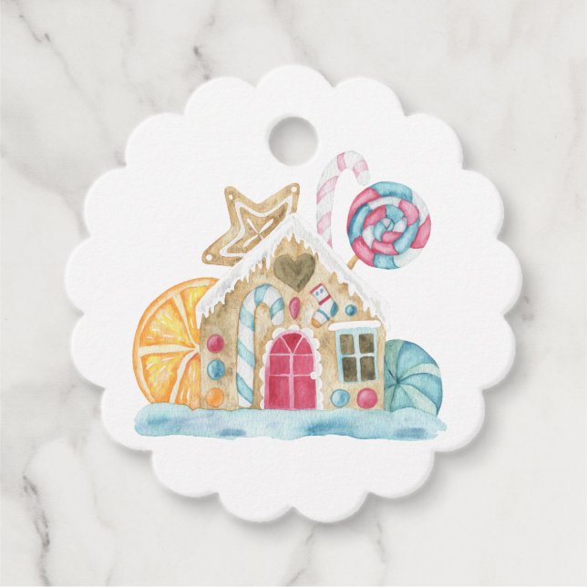 Pop es, wenn sie Pop! Weihnachtshaus Geschenkanhänger (Vorderseite)