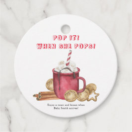 Pop es, wenn sie Pop! Weihnachtskekse und Kakao Geschenkanhänger