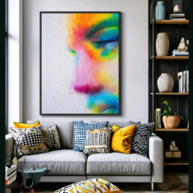 Pop Femme: Farbausbruch Poster (Von Creator hochgeladen)