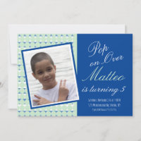 Pop Fidget Play Party Boys Birthday Blue Green