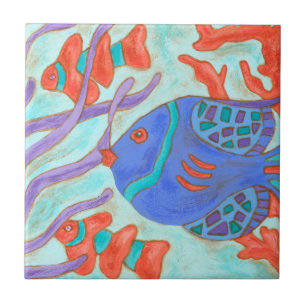 Pop-Fische Fliese