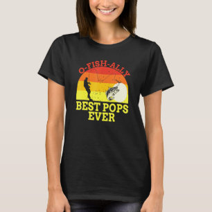 Pop Fischerei Fischer Bester Vater je Fisch Mann C T-Shirt