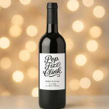 Pop fiz clink typografie - Eleganter Charm