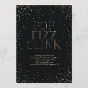 POP FIZZ CLINK EINLADUNG