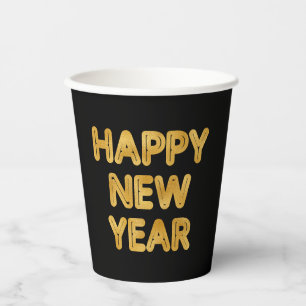 Pop Fizz Clink Moderne Typografie glücklich Neues Pappbecher