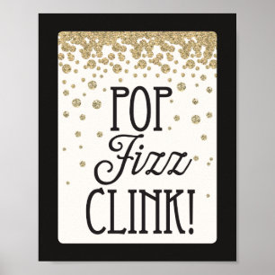 Pop Fizz Clink Silvester Party Dekoration