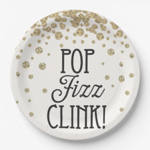 Pop Fizz Clink Silvester Party Paper Teller