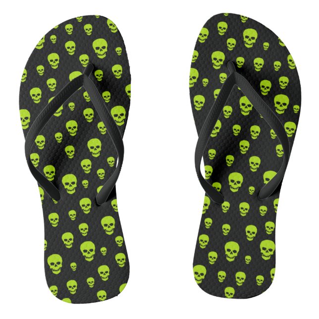 Pop Floating Skulls Flip Flops (Fußbett)
