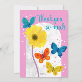 POP flower card -gerbera- サイズ 12.7cm x 17.8cm, 封筒 Einladung