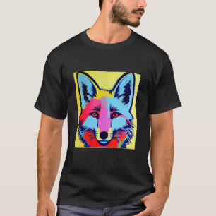 Pop Fox Spaß Niedlich farbenfroh für Damen und Her T-Shirt