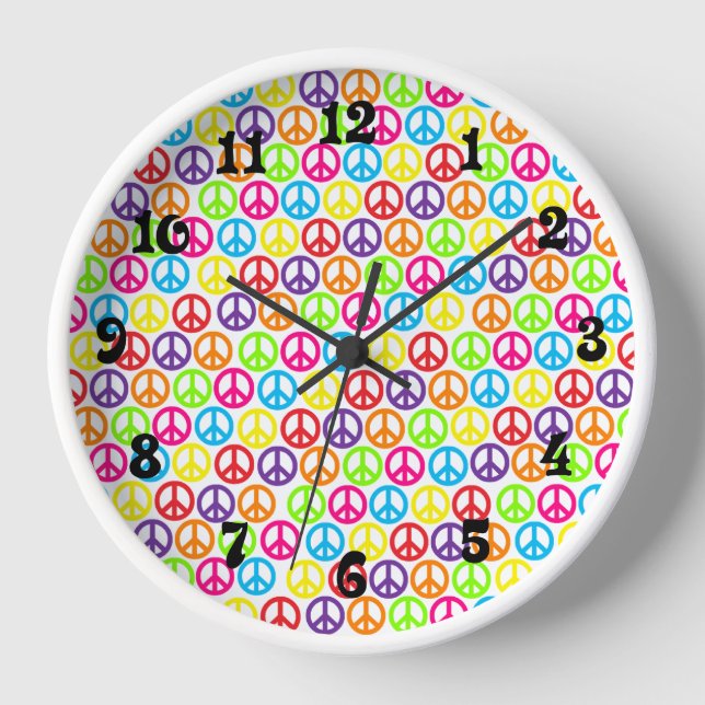 Pop Frieden Uhr (Vorderseite)