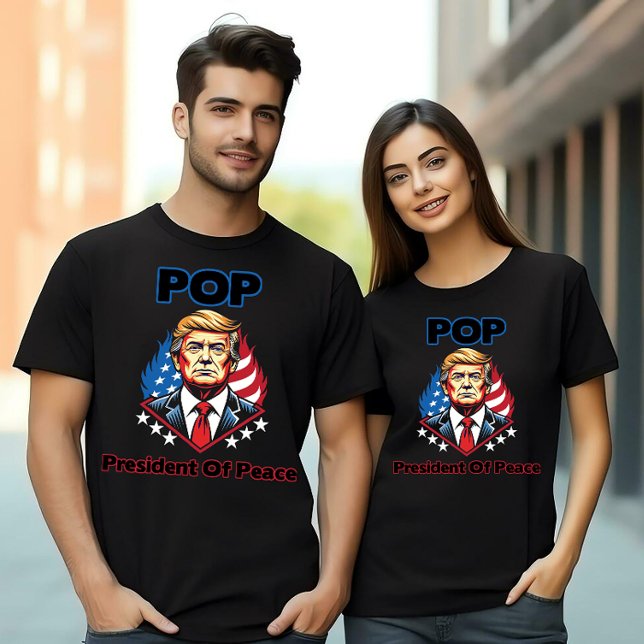POP - Friedenspräsident Trump T-Shirt (Von Creator hochgeladen)