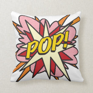 POP Fun Retro-Comic-Book-Pop-Art Kissen
