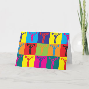 Pop für Gewichtszunahme Art Karte