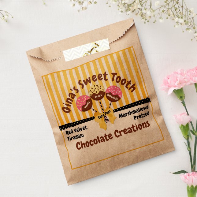 Pop für kundenspezifische Backwaren Geschenktütchen (Versiegelt)