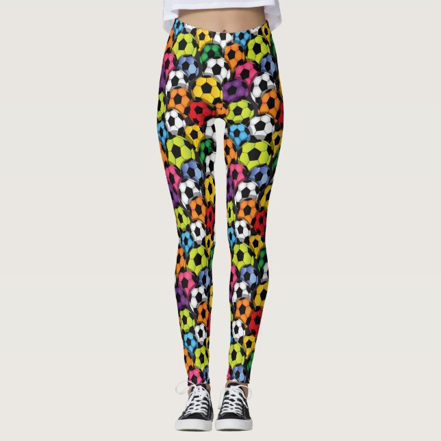 Pop-Fußball-Mode-Leggings Leggings (Vorderseite)