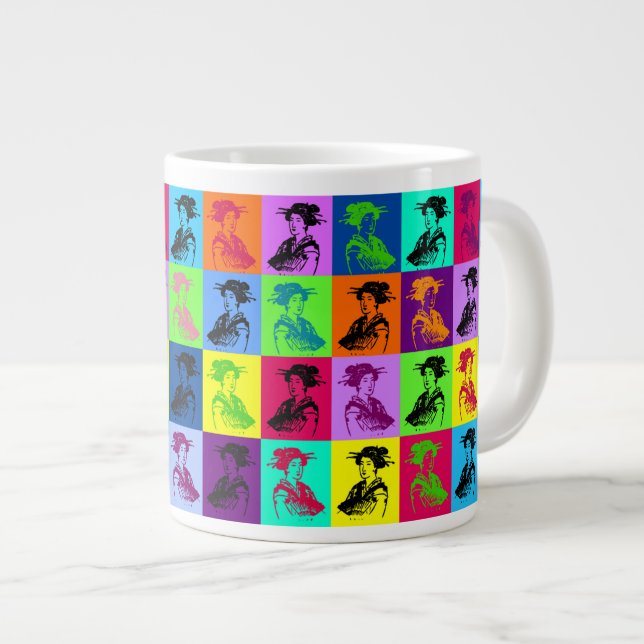 Pop Geishas Jumbo-Tasse (Vorderseite Rechts)