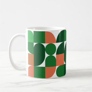 Pop Geometry Retro Mug – Colourful Mid-Century Kaffeetasse
