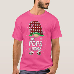Pop Gnome Buffalo Red Kariert Matching Family Grou T-Shirt